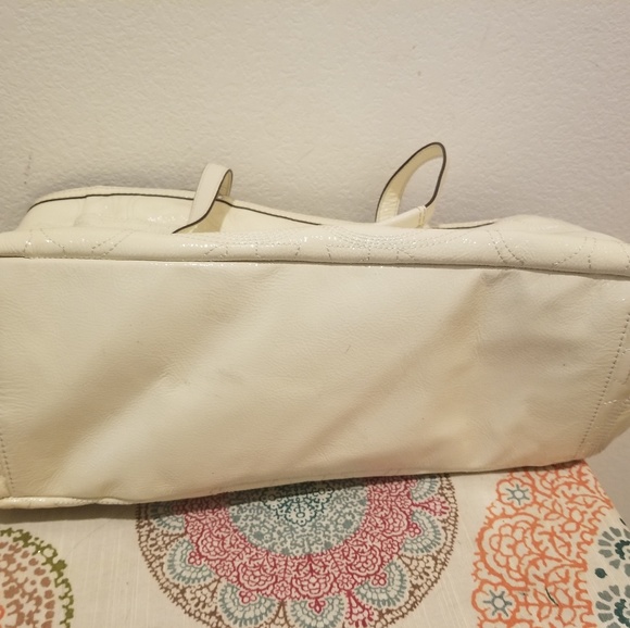 Coach Cream/Blue Diaper Bag - Picture 3 of 7